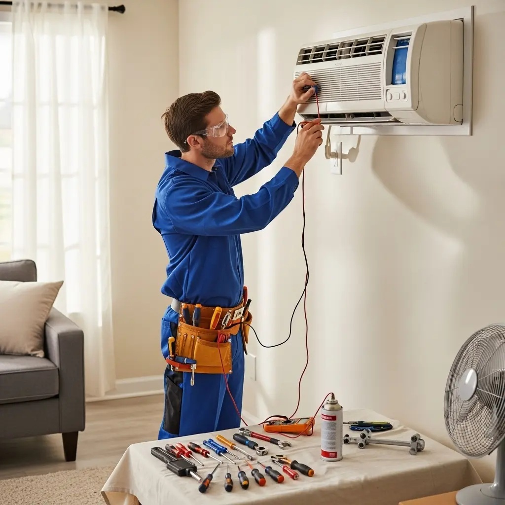 Pursaklar Electrolux Electrolux klima gaz dolumu ve bakım – Enerji verimliliği artırıldı. - Teknik servis örneği